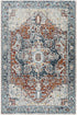 Alfombra lavable Cabacungan azul y óxido - Liquidación