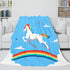Manta de unicornio, manta de franela polar, regalo de cumpleaños para niñas