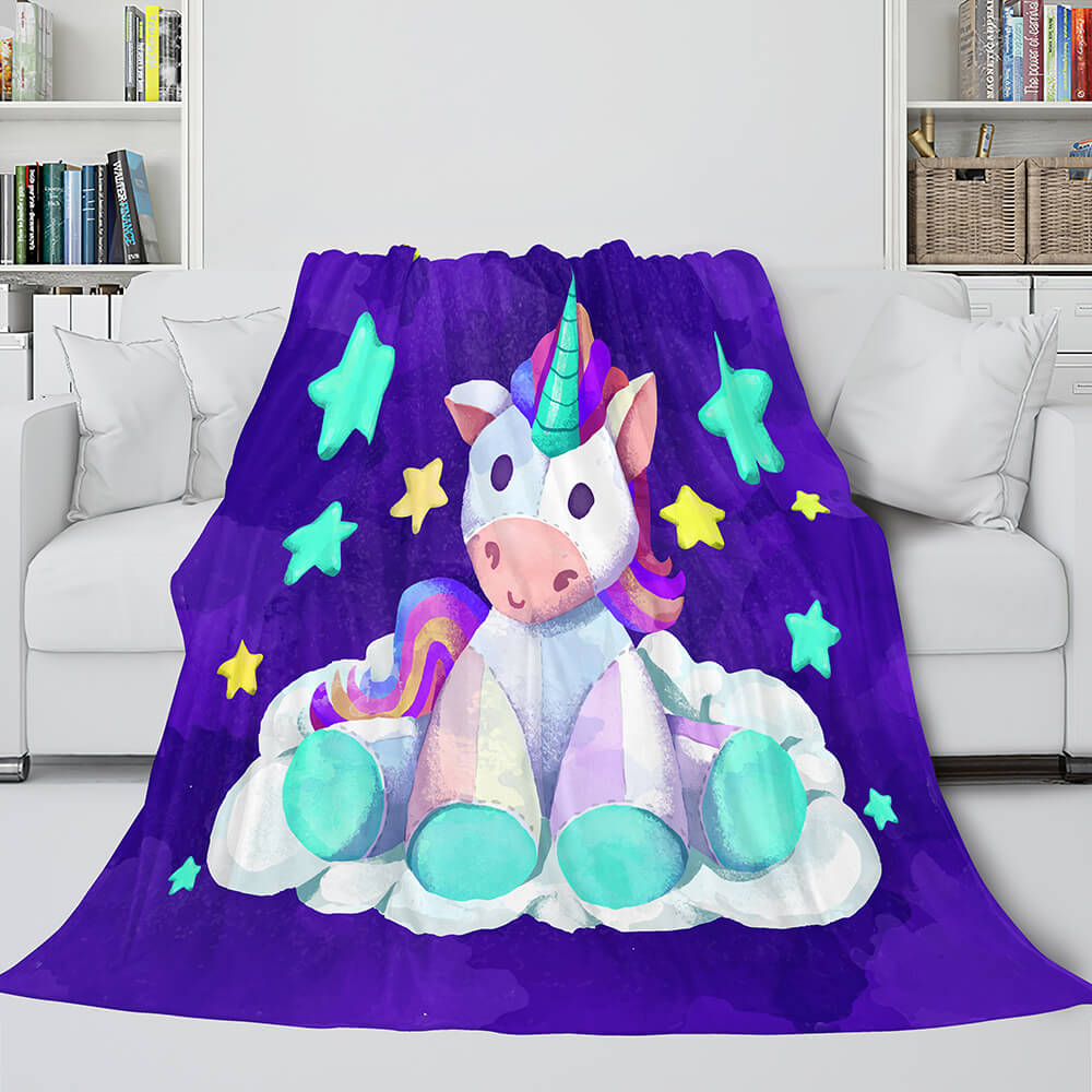 Manta de unicornio, manta de franela polar, regalo de cumpleaños para niñas