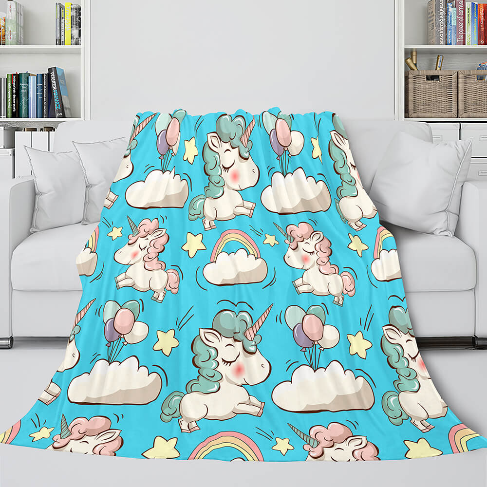 Manta de unicornio, manta de franela polar, regalo de cumpleaños para niñas