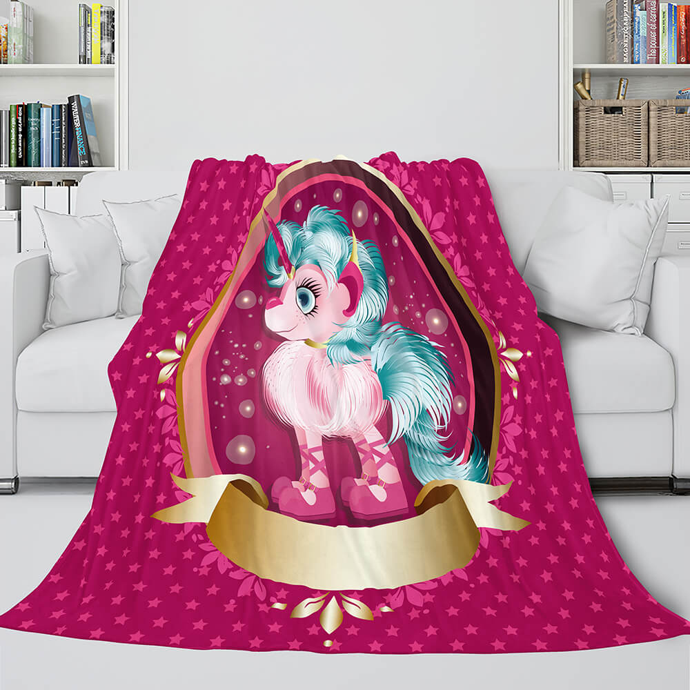 Manta de unicornio de franela polar para cosplay, regalo de Navidad
