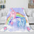 Manta de unicornio de franela polar para cosplay, regalo de Navidad