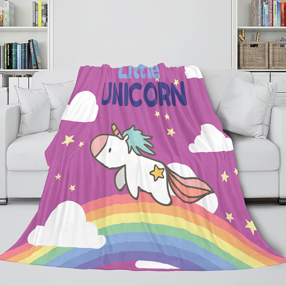 Manta de unicornio de franela polar para cosplay, regalo de Navidad