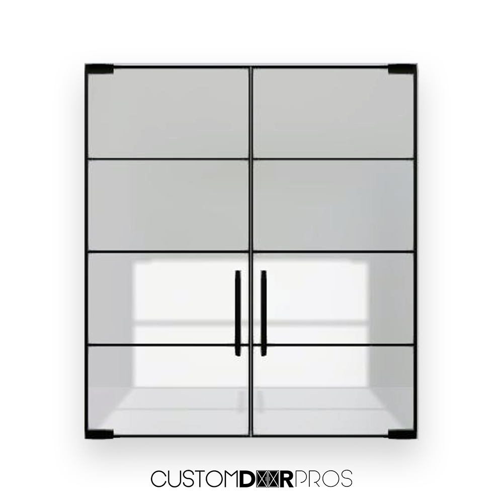 Puerta francesa de doble pivote interior NU