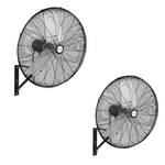 ACHAZEL 24" 6500 CFM High-Velocity Wall Fan: 3-Speed Oscillating, Heavy-Duty Shop Fan, UL Listed
