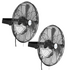 Ventilador de pared exterior BILT HARD de 14" y 3000 CFM: Ventilador industrial de alta velocidad, resistente al agua y de 3 velocidades, homologado por UL. 