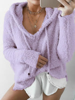 Pink Fluffy Hoodie