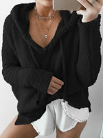 Chunky Knit Hooded Sweater