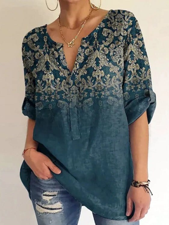 Alluring Printed Blouse