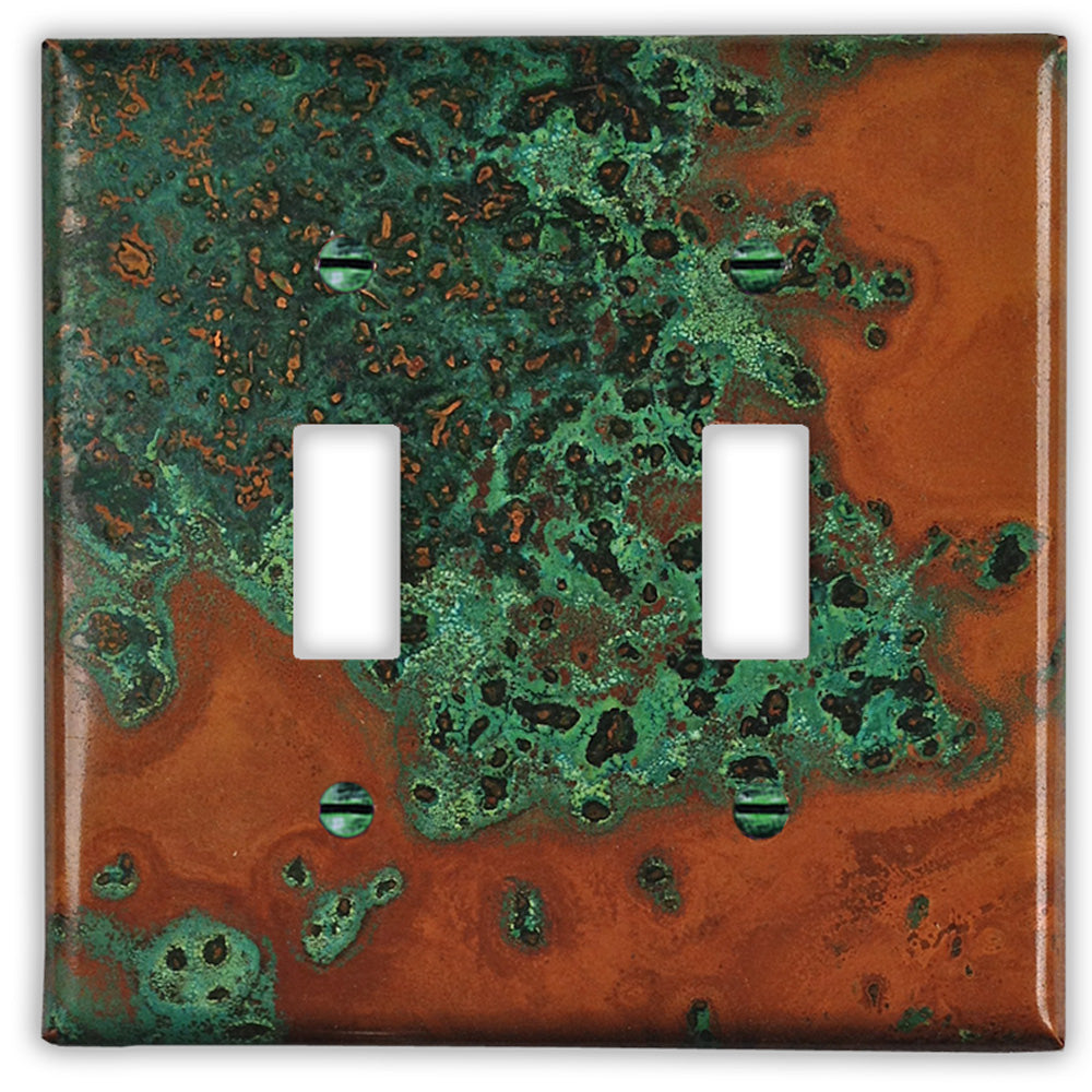 Verde Copper - 2 Toggle Wallplate