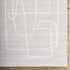 Vatsa Gray Abstract Area Rug