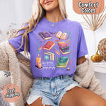 Velaris Book Lover Comfort Colors Tee – ACOTAR Bat Boys Shirt for Women, SJM-Inspired Gift