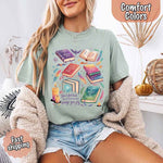 Velaris Book Lover Comfort Colors Tee – ACOTAR Bat Boys Shirt for Women, SJM-Inspired Gift