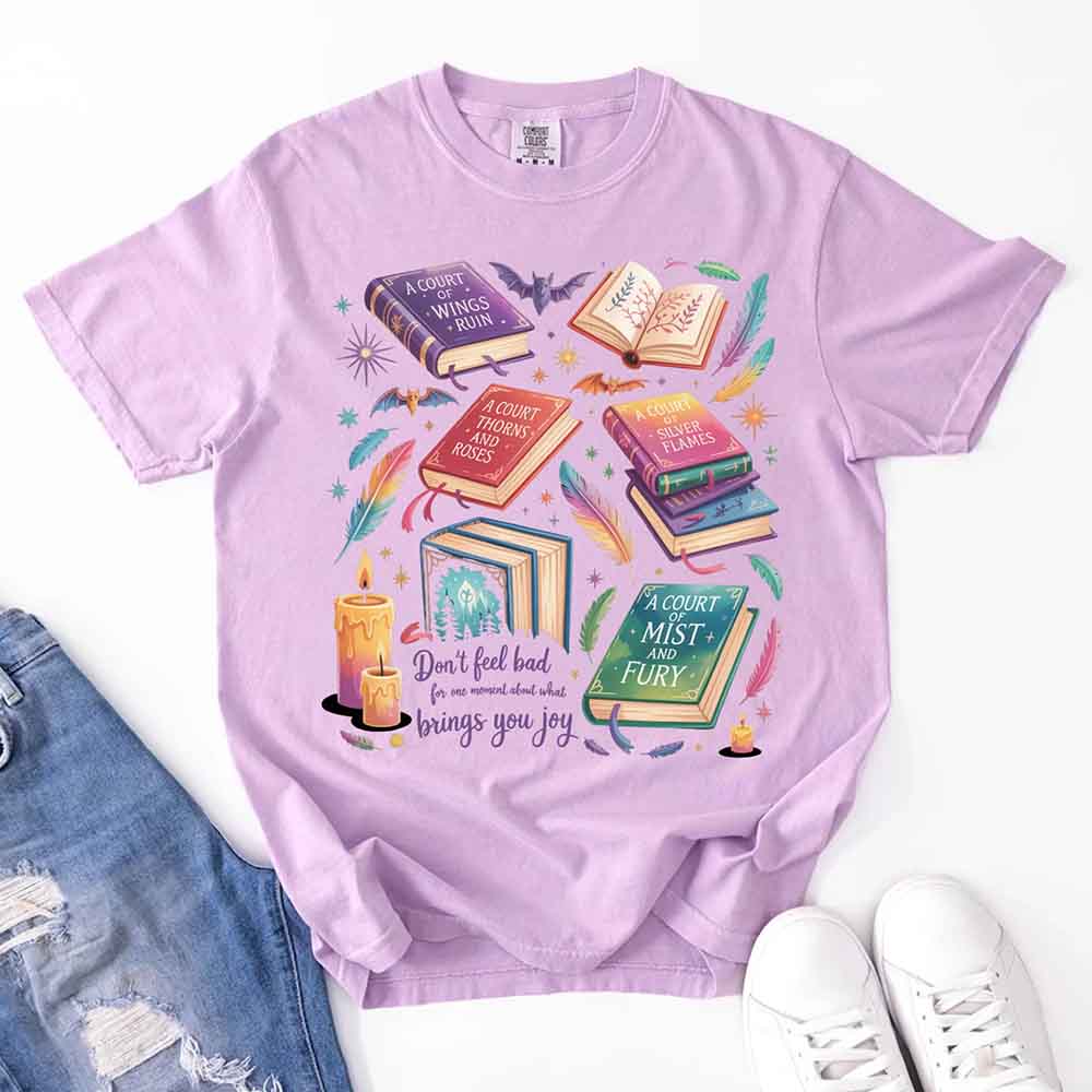 Velaris Book Lover Comfort Colors Tee – ACOTAR Bat Boys Shirt for Women, SJM-Inspired Gift