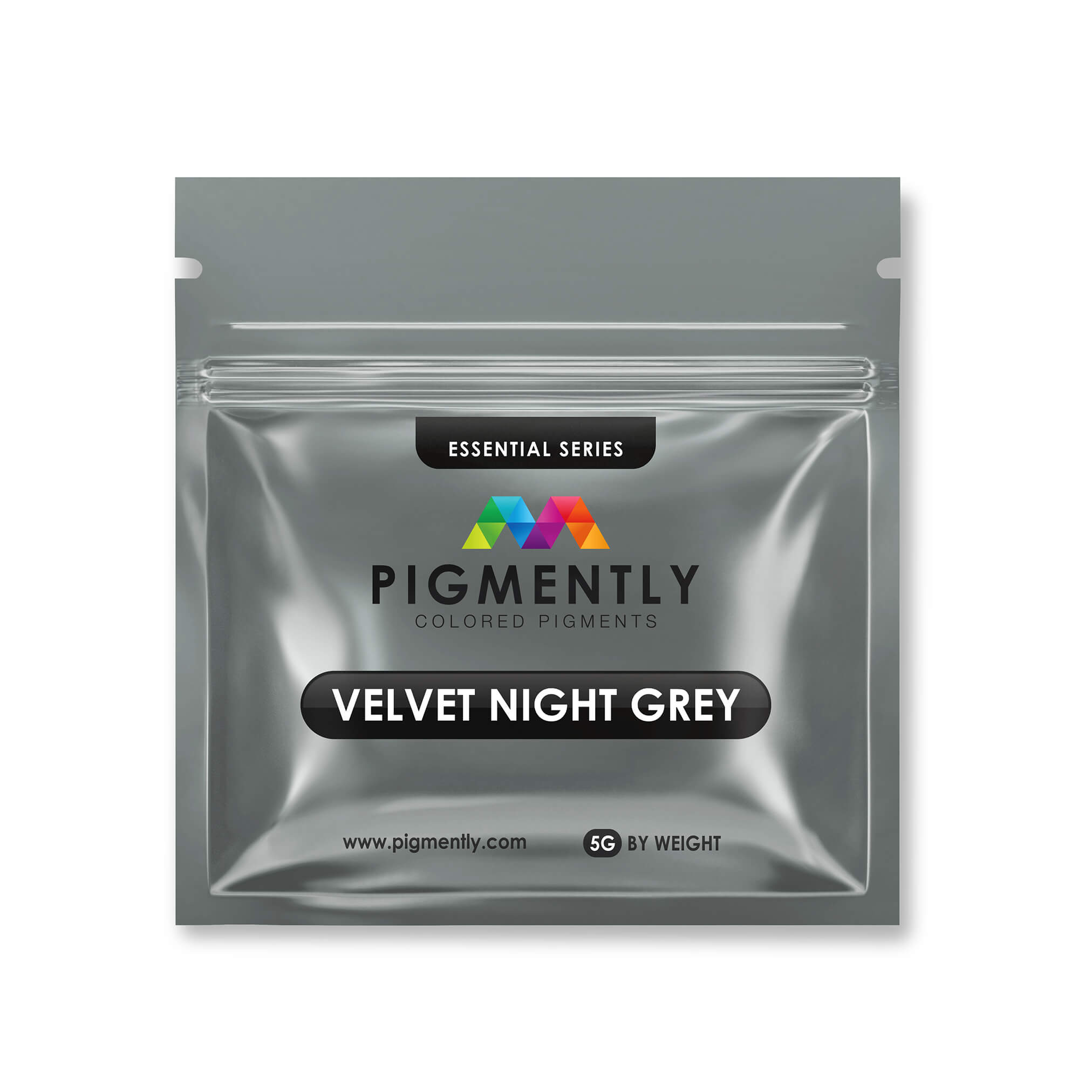 Pigmento en polvo epoxi gris noche aterciopelado 