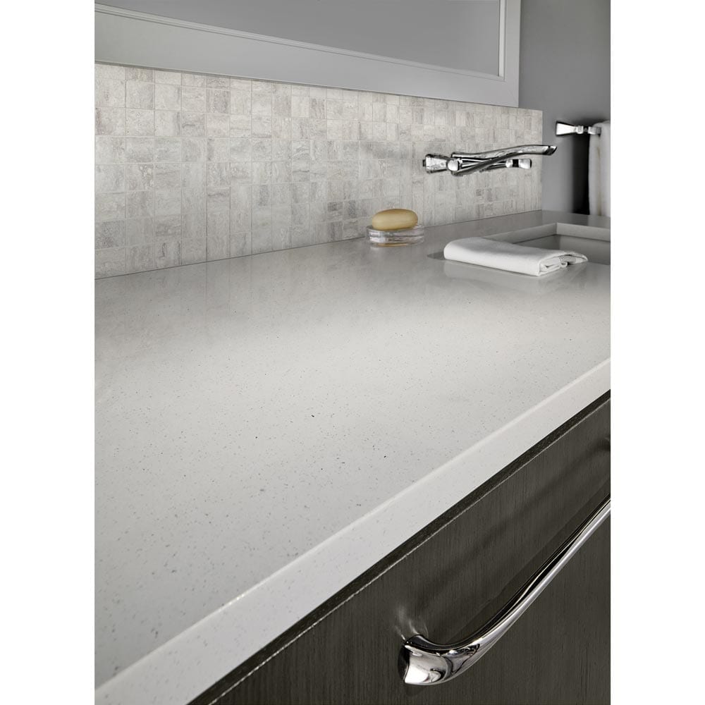 Mosaico de porcelana gris Veneto de 30 x 30 cm con montaje en malla de 5 x 5 cm - Colección MSI