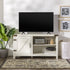 Mueble de TV con puerta de granero