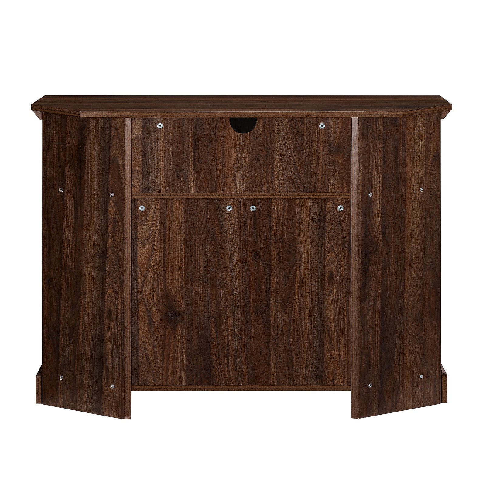 Mueble de TV de esquina con puerta ranurada Columbus de 44