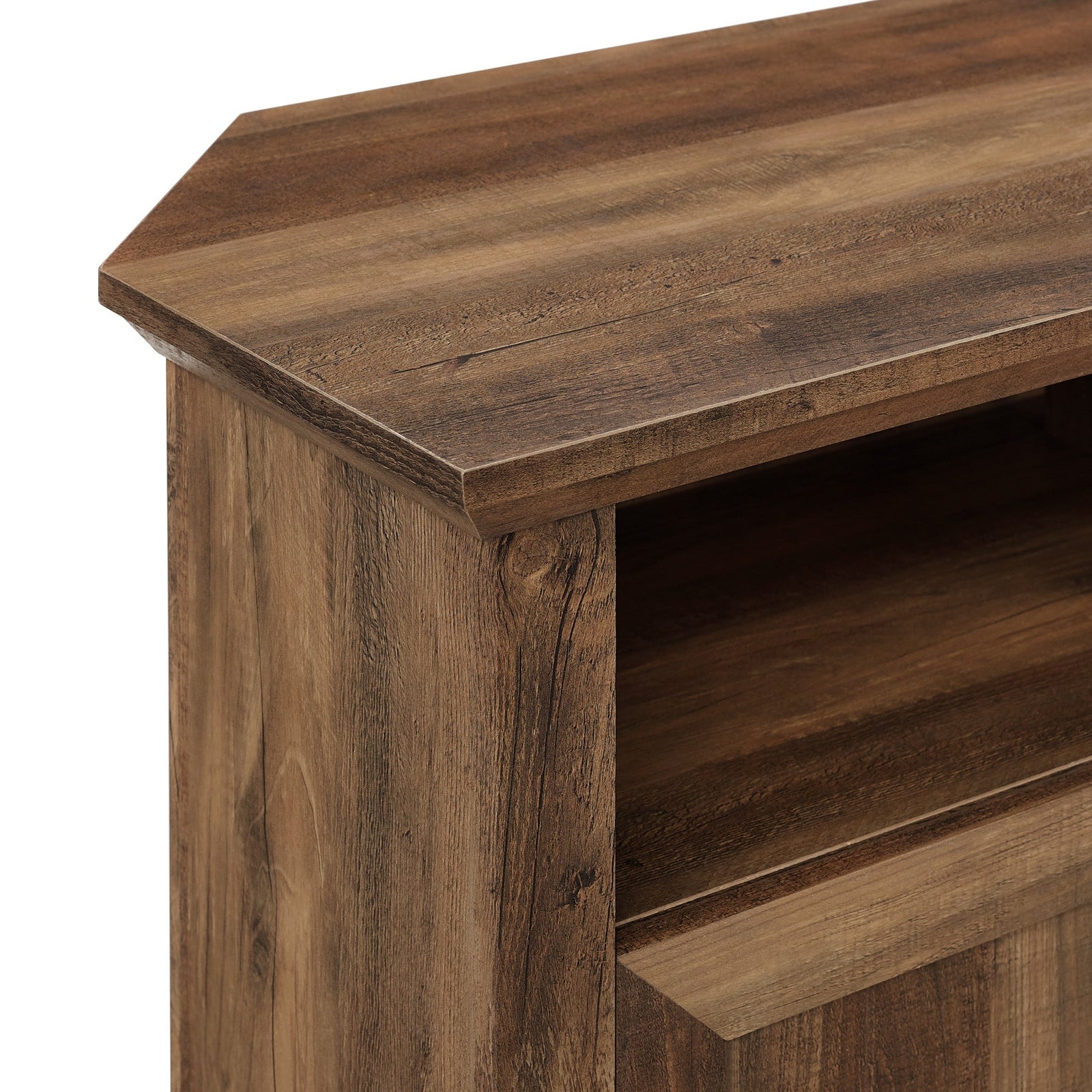 Mueble de TV de esquina con puerta ranurada Columbus de 44