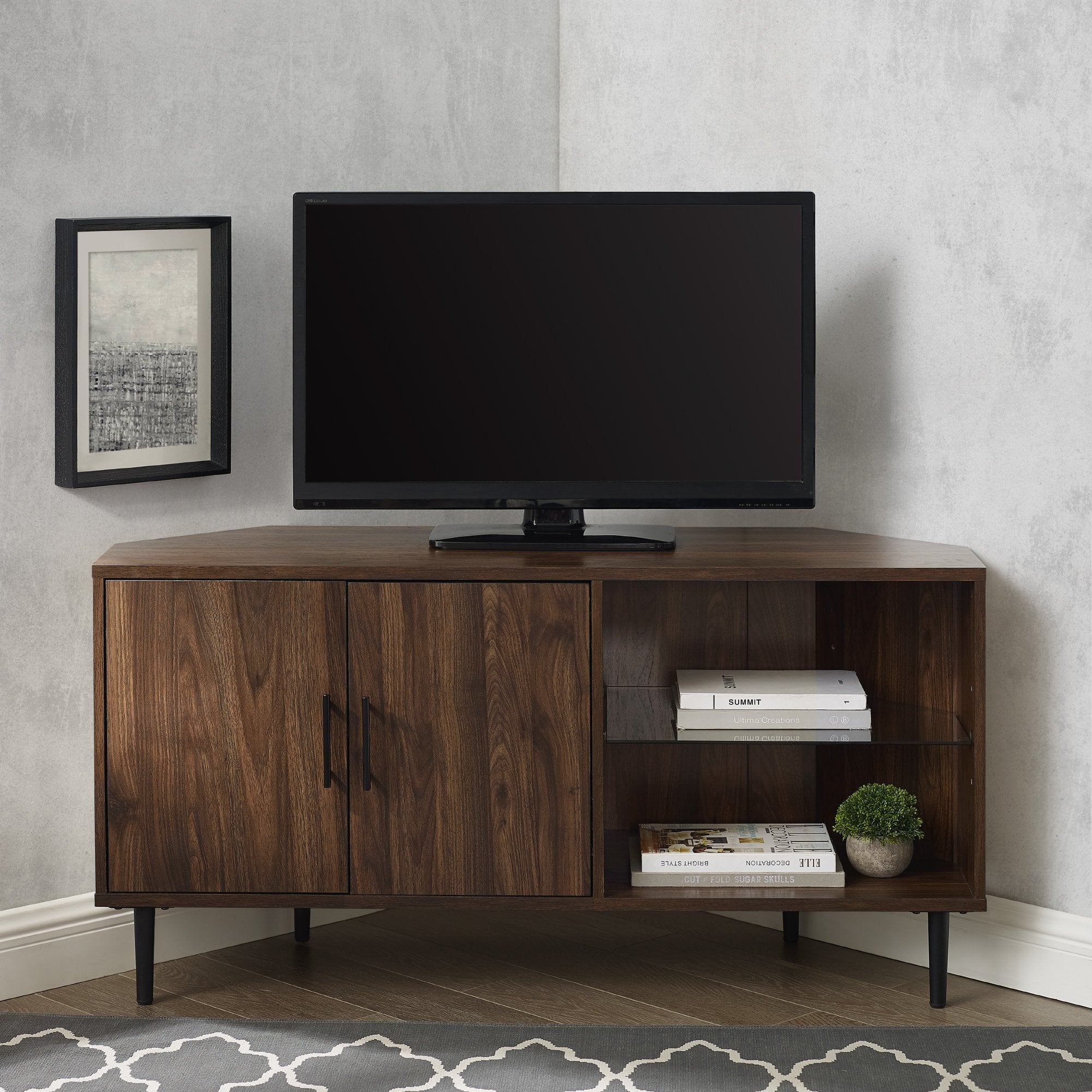 Mueble de TV de esquina Nora