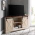 Mueble de TV de esquina con puerta corrediza de granero de 52"