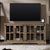 Mueble de TV de 4 puertas estilo granja Abigail de 58"