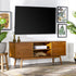 Mueble de TV de madera maciza Sloane Adair