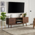 Mueble de TV de madera maciza Sloane Adair
