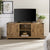 Mueble de TV con puerta de granero