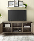 Mueble de TV con puerta de granero
