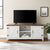 Mueble de TV con puerta de granero