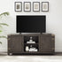 Mueble de TV con puerta de granero