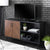 Aparador/mueble de TV asimétrico Bookmatch