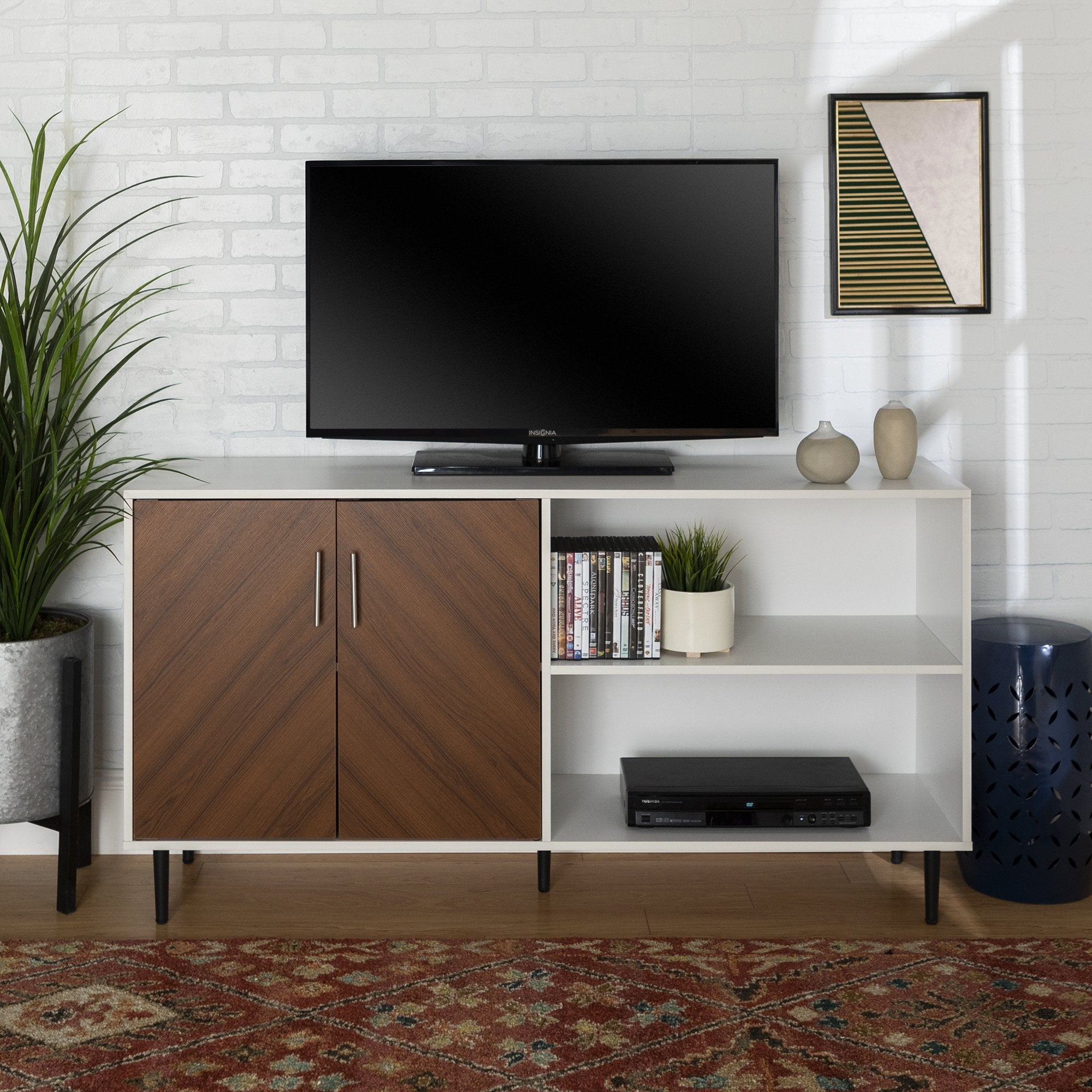 Aparador/mueble de TV asimétrico Bookmatch