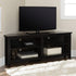 Mueble de TV de esquina de madera de estilo transicional de 58"