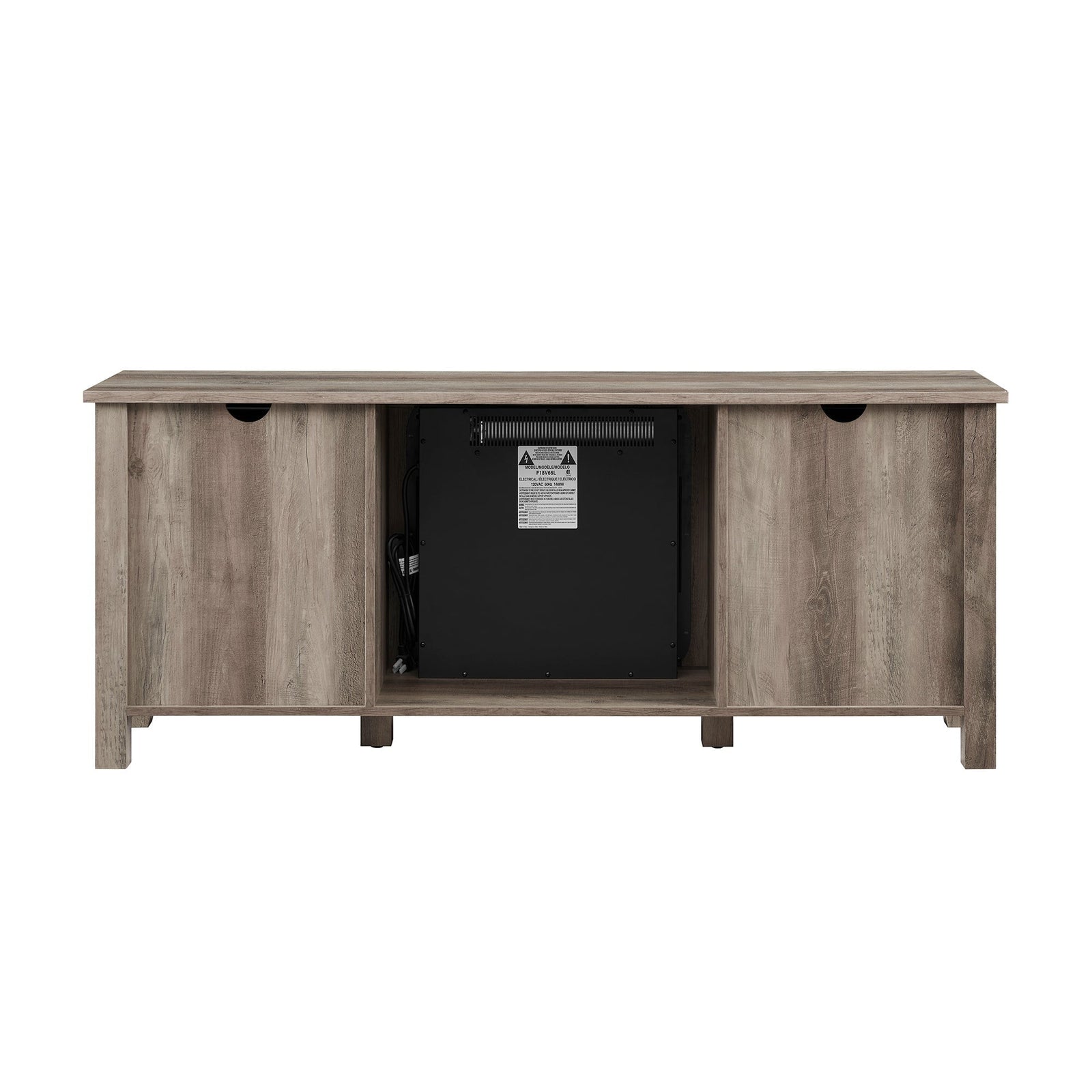 Mueble de TV con chimenea Essential