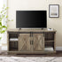Soporte para TV con puerta corrediza de granero de 58"