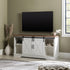 Soporte para TV con puerta corrediza de granero de 58"