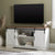 Soporte para TV con puerta corrediza de granero de 58"