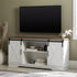 Soporte para TV con puerta corrediza de granero de 58"