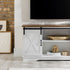 Soporte para TV con puerta corrediza de granero de 58"