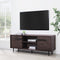 Consola multimedia moderna de 2 puertas y 60"