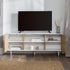 Consola multimedia moderna de 2 puertas y 60"