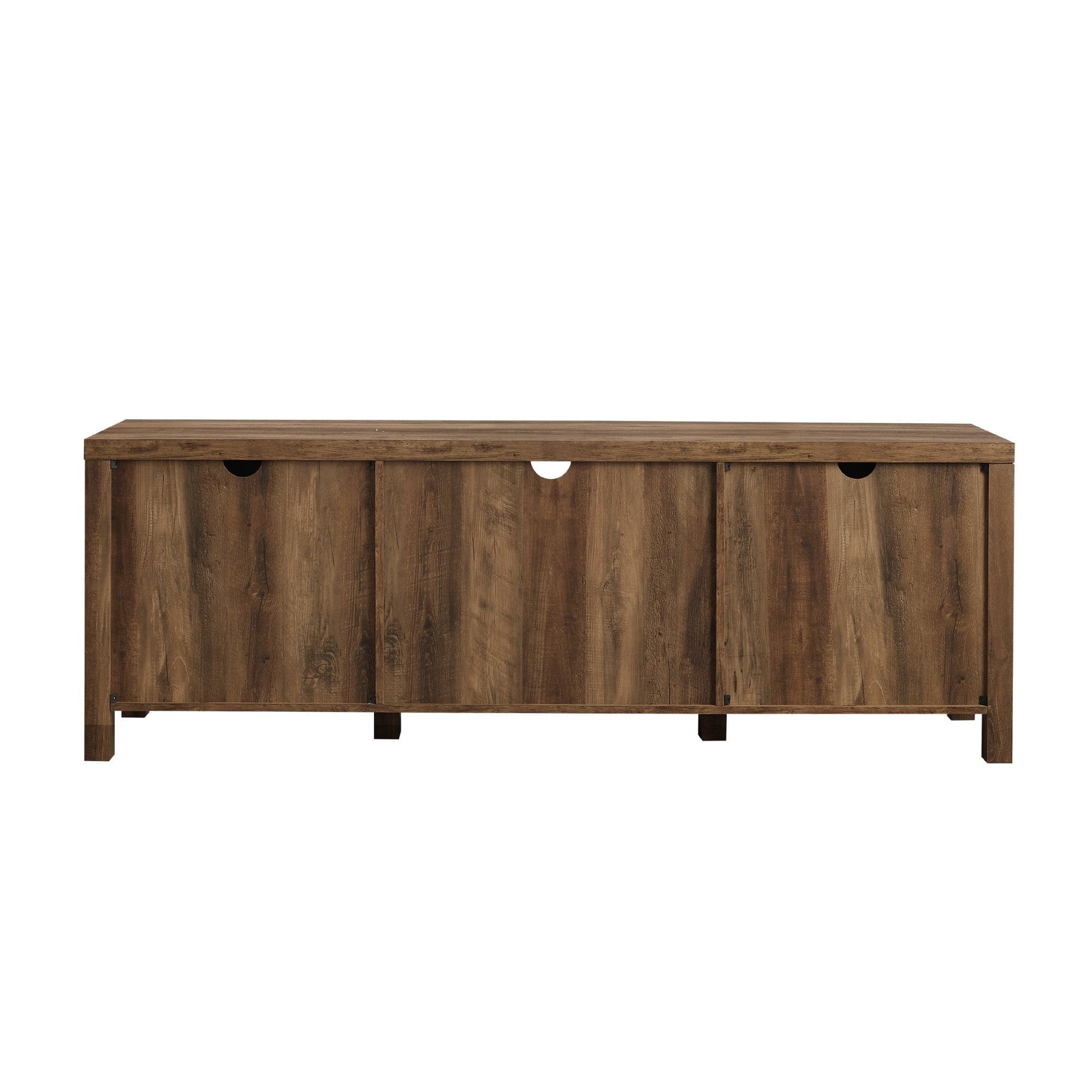 Mueble de TV con puerta de granero