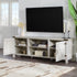 Mueble de TV con puerta de granero