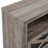 Mueble de TV con chimenea rústica de 70" de Farmhouse Abilene