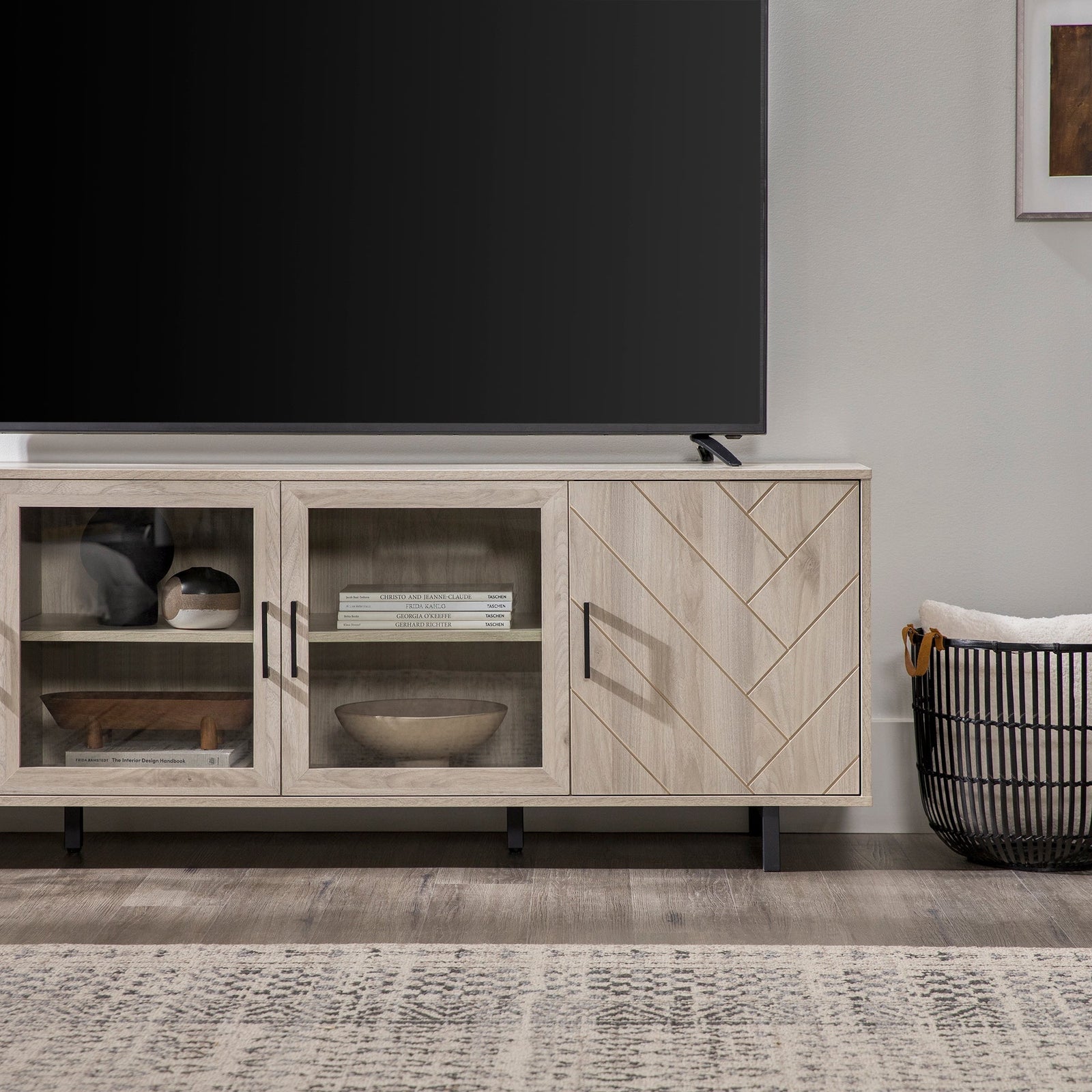 Mueble de TV en espiga Ella