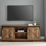 Consola de TV con puerta corrediza de granero de 70"