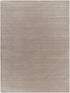 Brockton Solid Tan Wool Rug