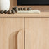 Aparador curvo moderno con mueble para TV Chantelle